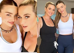 Katy Perry tập yoga với Miranda Kerr