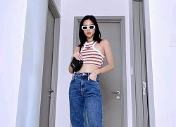 Phối quần jeans ống suông sao cho tôn chân và sang chảnh?