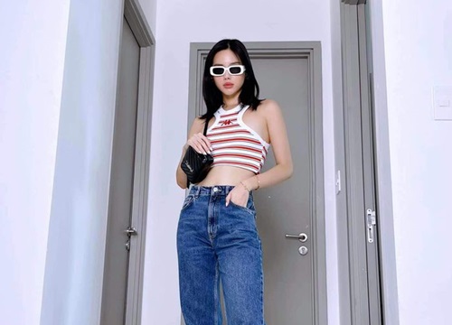 Phối quần jeans ống suông sao cho tôn chân và sang chảnh?