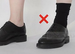 Mix tất với giày sandals tưởng cá tính mà lại dễ biến phong cách trở nên sến sẩm