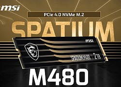 MSI ra mắt mẫu ổ cứng SSD mới với dòng sản phẩm SPATIUM