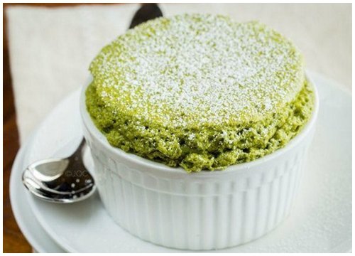 Cực dễ với cách làm món souffle trà xanh