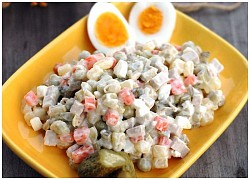 Cách làm salad kiểu Nga giải nhiệt cho bữa ăn ngày hè