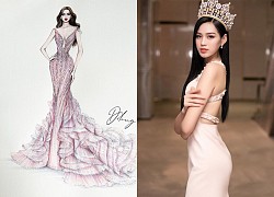 Công bố 5 bản vẽ váy dạ hội cho Hoa hậu Đỗ Thị Hà diện trong Chung kết Miss World, dự sẽ bùng nổ đấu trường quốc tế đây!