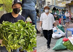 Đại Nghĩa, Võ Tấn Phát tất bật phát gạo, rau củ cho bà con khu cách ly