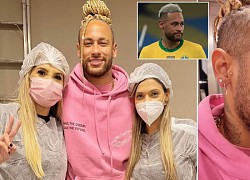 Neymar trình làng kiểu tóc mới cực 'dị'