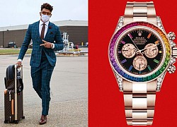 Ngôi sao bóng bầu dục dùng vòng Cartier, đồng hồ Rolex làm quà cưới