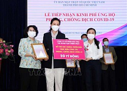 TP Hồ Chí Minh tiếp nhận hơn 1.000 tỷ đồng ủng hộ Quỹ phòng, chống COVID-19