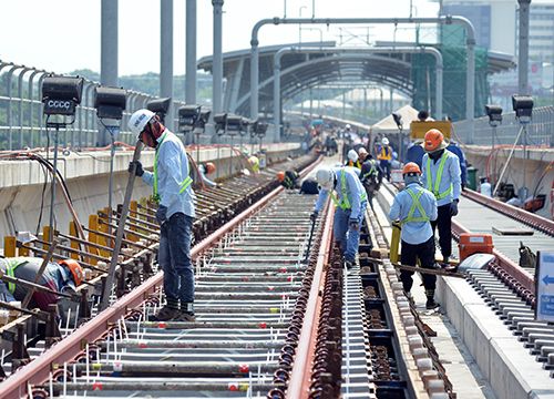 Tư vấn chung chuyển sang giám sát online, công trường dự án metro Bến Thành Suối Tiên vẫn thi công