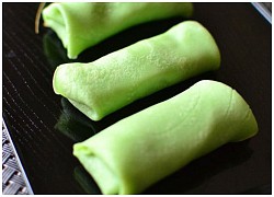Cách làm bánh crepe sầu riêng lá dứa