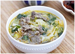 Cách nấu canh bắp cải thịt bò ngon ngọt đổi vị cho bữa cơm gia đình