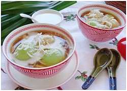 Cách nấu chè trôi nước lá dứa nhân đậu xanh ngon, đẹp mắt