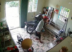 Camera an ninh &#8220;phản ánh&#8221; sắc nét hình ảnh trộm cắp của nam thanh niên