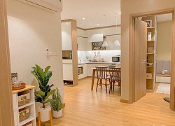 Căn hộ 65m tạo ấn tượng nhờ vẻ đẹp tinh tế, nhẹ nhàng sau cải tạo ở Hà Nội
