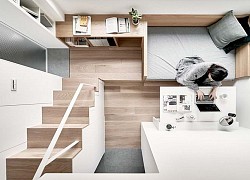 Căn hộ siêu nhỏ tiện nghi 17,6 m2 cho những chuyến đi về của người trẻ