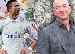 Chi phí một phút lên vũ trụ của Bezos gấp 4,7 lần thu nhập của Ronaldo