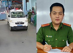 Thượng úy lái xe công an phường kịp thời chở sản phụ mang song thai đi sinh