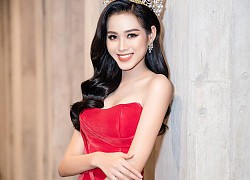 Mặc gì cũng bị chê nhạt, Đỗ Thị Hà chỉ thăng hạng nhan sắc mỗi khi diện đầm đỏ