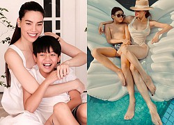 Subeo chân dài thẳng tắp giống mẹ