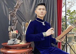 Tình trẻ của Lệ Quyên mặc áo dài nhung, bị trêu là mợ