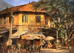 &#8216;Mùa COVID,&#8217; nhớ Hà Nội nắng vàng qua tranh của một người yêu Thủ đô