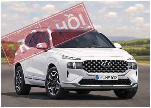 Triệu hồi Hyundai Santa Fe vì nguy cơ cháy xe