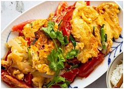 Trứng chiên cà chua ngon cơm