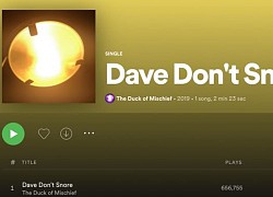 Vợ thu tiếng ngáy của chồng làm nhạc, thu về hơn 650.000 lượt stream trên Spotify