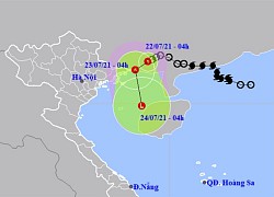 Áp thấp nhiệt đới tiến gần Quảng Ninh, Bắc Bộ mưa rất to