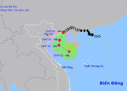 Bắc Bộ, Trung Bộ tiếp tục có mưa rào và dông mạnh