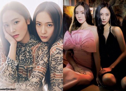 Chị em Jessica - Krystal lâu lắm mới đổ bộ tạp chí: Diện tông "hắc hường" khoe visual ngất lịm, mã gen này cần được duy trì!