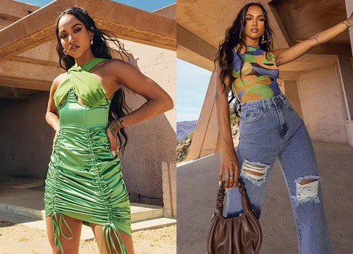 Hotgirl gốc Việt Karrueche Tran bốc lửa trong ảnh quảng cáo mới