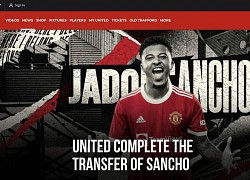 Jadon Sancho không tranh số áo 'khủng' với đàn anh Cavani ở Man United