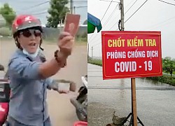 Khống chế đối tượng đạp cán bộ trực chốt kiểm soát Covid-19 ở Đồng Nai