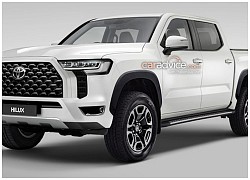 Phác họa Toyota Hilux đời mới sở hữu khung gầm toàn cầu cùng thiết kế mặt trước thừa hưởng từ Land Cruiser LC300