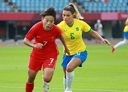 Những 'đóa hồng thép' Trung Quốc thua Brazil 0-5