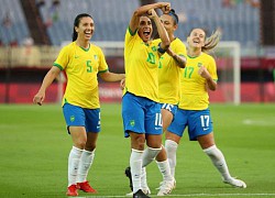 Nữ Brazil thắng Trung Quốc 5-0 ở trận ra quân Olympic