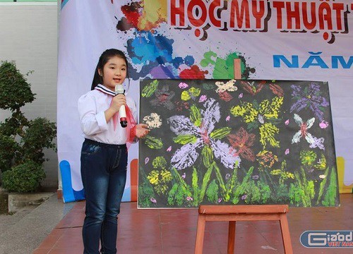 Thầy giáo Hoàng Sĩ Nguyên và những tiết học Mĩ thuật độc đáo, cuốn hút