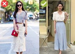 3 lỗi phổ biến khi diện chân váy midi khiến người mặc trông "lùn một mẩu"