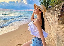 Á hậu chân dài 1m11 đi tình nguyện che kín mít, ngoài đời diện bikini siêu chặt chém