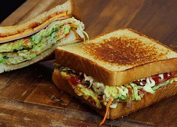 Bữa sáng nhanh gọn với sandwich nướng bằng chảo