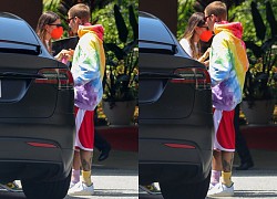 Justin Bieber và bà xã tái xuất sau lùm xùm thái độ la hét, hành động nhỏ nhưng đầy tinh tế của nam ca sĩ gây chú ý