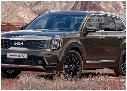 Kia Telluride 2023 - đối thủ nặng ký của Ford Explorer lộ diện