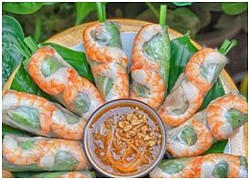 Làm gỏi cuốn tôm thanh mát tại nhà