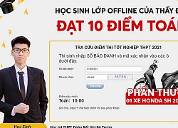 Nam sinh đạt 10 điểm Toán, thầy giáo chơi lớn thưởng nóng luôn 1 chiếc SH mới toanh