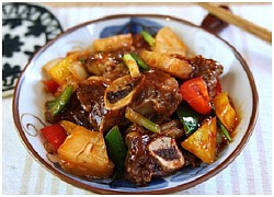 Sườn bò xào chua ngọt