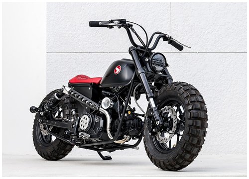 'Xe khỉ' Honda Monkey biến hình với phong cách bobber