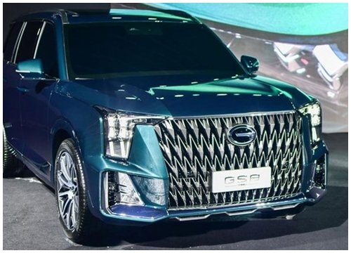 Xe Trung Quốc GAC Trumpchi GS8 2022 'nhái' phong cách xe Cadillac