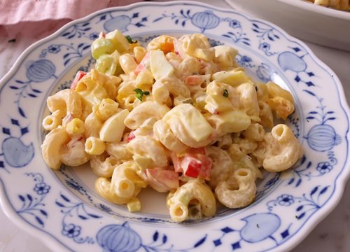 2 cách làm salad nui trộn - macaroni salad béo ngậy thơm ngon dễ làm