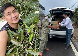 Diễn viên Minh Luân về quê làm nông, đi phát quà cho bà con mùa dịch